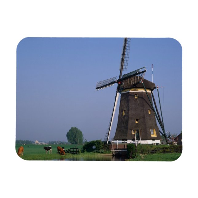 Vindkraftverk, Leidschendam, Nederländerna Magnet (Horisontell)