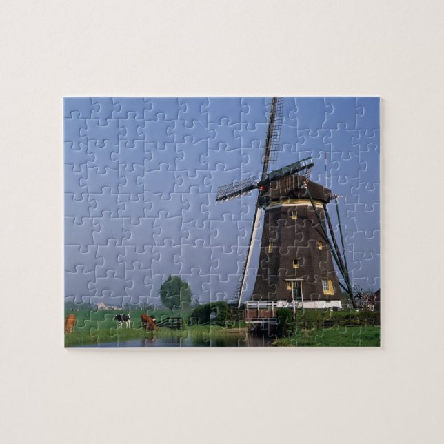 Vindkraftverk, Leidschendam, Nederländerna Pussel (Horisontell)