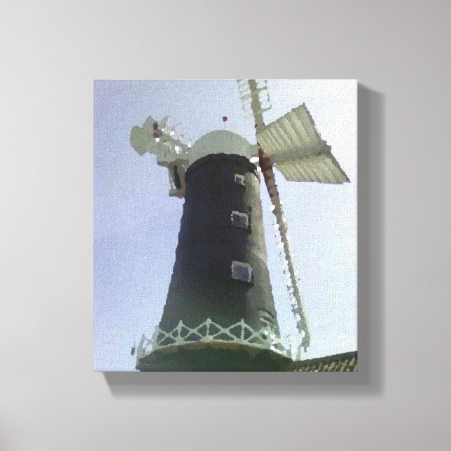 Vindkraftverk Olja Canvas (Framsida)