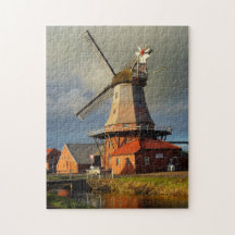 Vindkraftverk Ostfriesland Holländsk Malm Korn