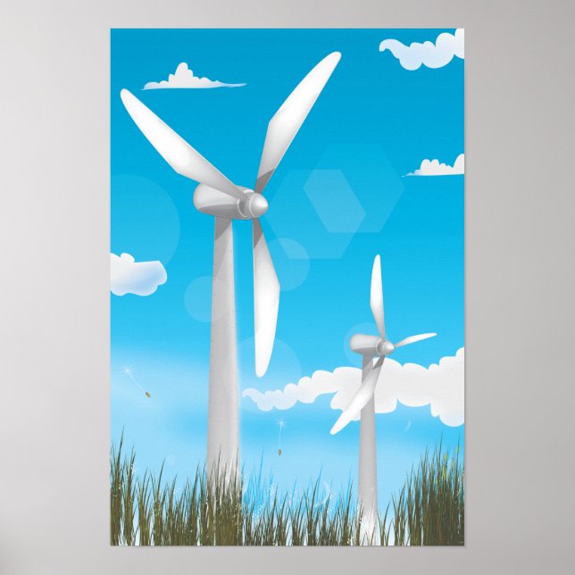 Vindkraftverk Poster (Framsidan)