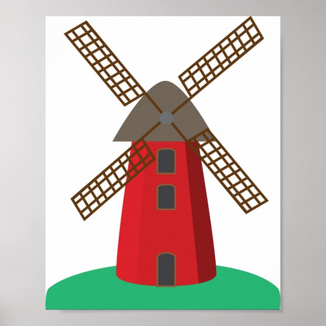 Vindkraftverk Poster (Framsidan)
