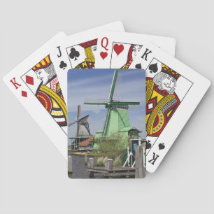 Vindkraftverk, Zaanse Schans, Holland, Nederländer Casinokort