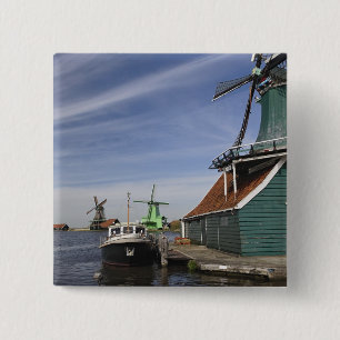 Vindkraftverk, Zaanse Schans, Holland, Nederländer Knapp