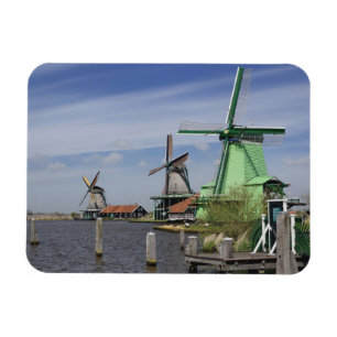 Vindkraftverk, Zaanse Schans, Holland, Nederländer Magnet