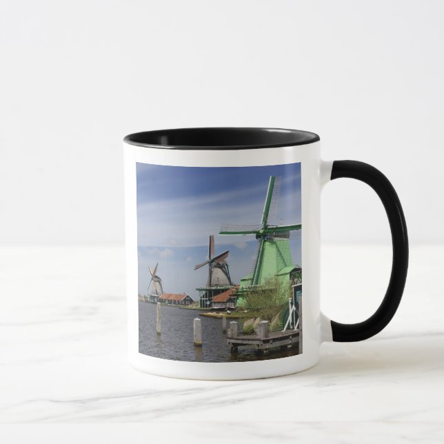 Vindkraftverk, Zaanse Schans, Holland, Nederländer Mugg (Höger)