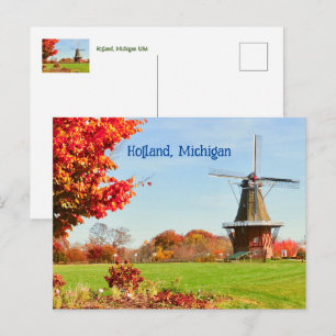 VINDKVARN, HOLLAND, MICHIGAN USA VYKORT
