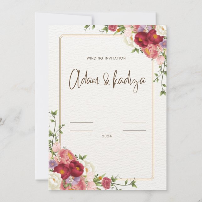 Vindningsinbjudan Inbjudningar (Framsida)