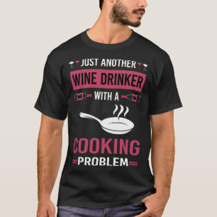 Vindrickare som lagar mat t shirt