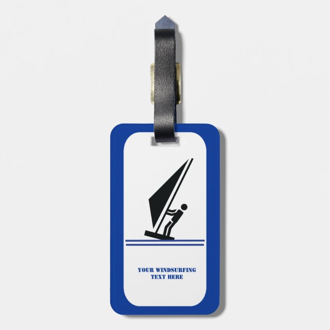 Vindrurfer på svart, blå vindrutetoraffinerad anpa bagagebricka (Baksidan Lodrät)