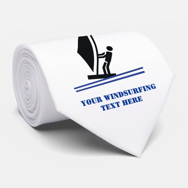 Vindrurfer på svart, blå vindrutetoraffinerad anpa slips (Rullad)