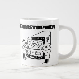 Vindrutespolare och vindrutersättning jumbo mugg