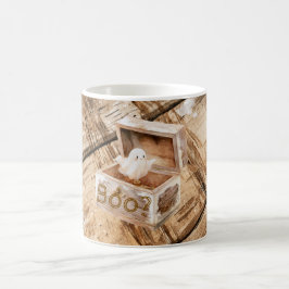 Vinds trä vänlig spök Boo? Kaffemugg