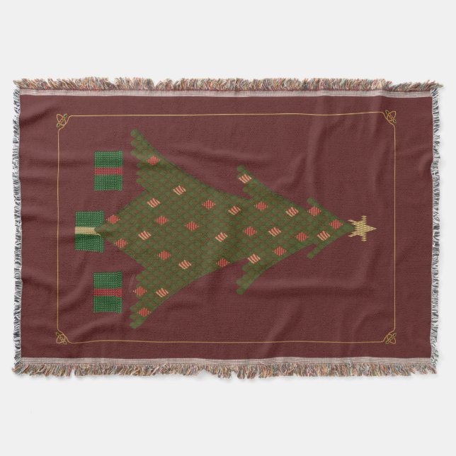 Vindsnitts-ratten med julklapp mysfilt (Framsidan)