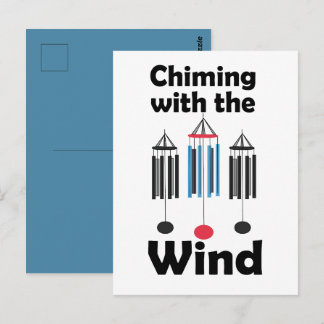 Vindspel Design som klingar med vinden  Vykort