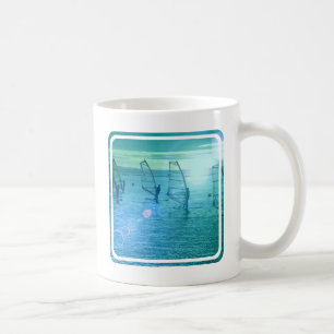 Vindsurfa designkaffemuggen kaffemugg