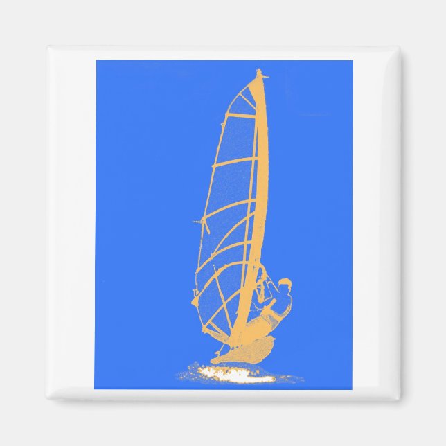 vindsurfer magnet (Framsidan)