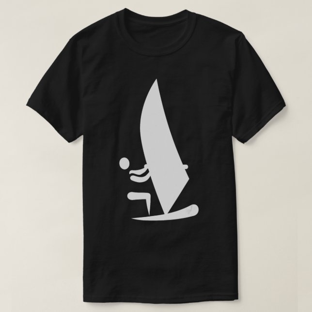 Vindsurfing-ikon T Shirt (Design framsida)