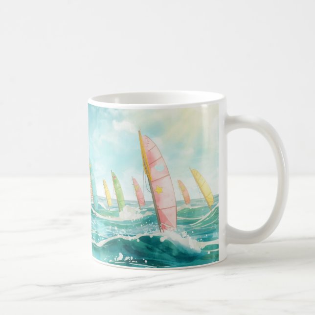 Vindsurfing  kaffemugg (Höger)
