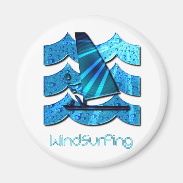 Vindsurfing Magnet (Framsidan)