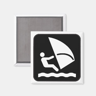 Vindsurfing Symbol Magnet