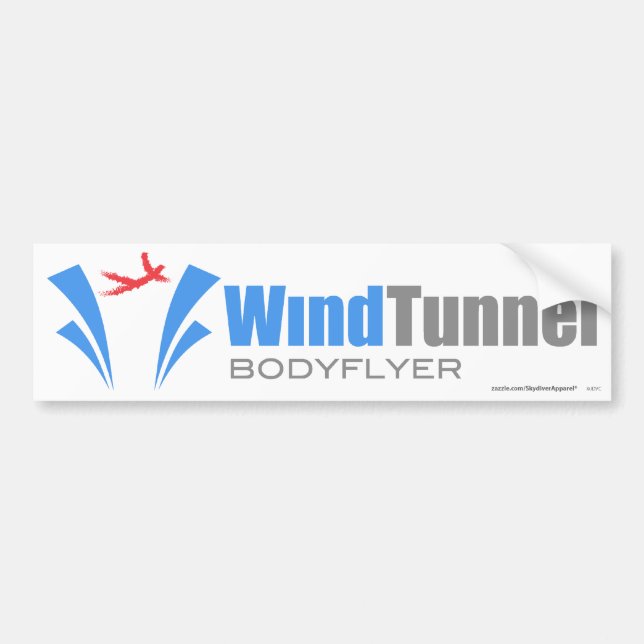 Vindtunnel Bodyflyer Bildekal (Framsidan)