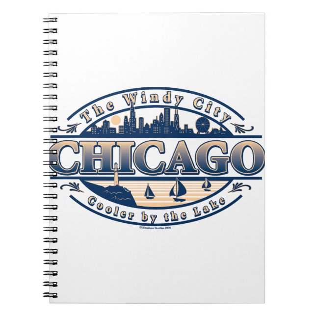 vindy city chicago anteckningsbok (Framsidan)