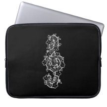 Vine Clef Laptop sleeve