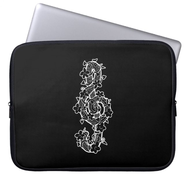 Vine Clef Laptop sleeve (Framsidan)