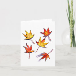 Vine Löv Maples Löv Kort