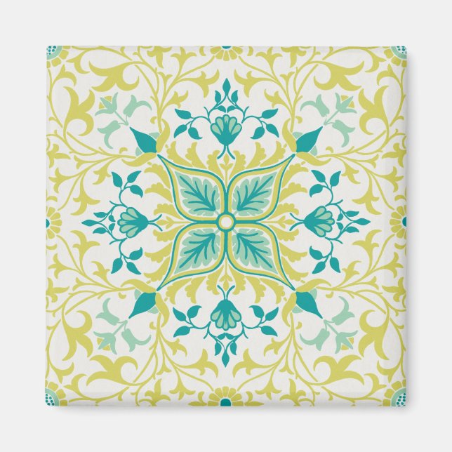 Vine Mönster (av William Morris) Magnet (Framsidan)