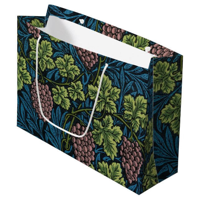 Vine Mönster, William Morris Large Gift Bag (Framsidan Vinklad)