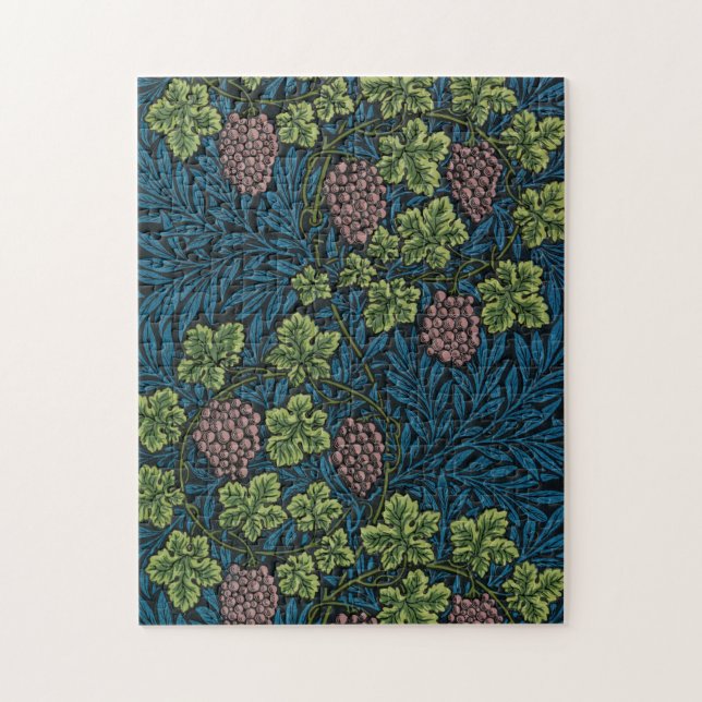 Vine Mönster, William Morris Pussel (Vertikal)