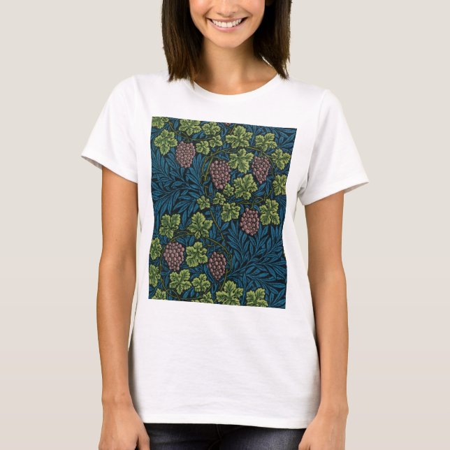 Vine Mönster, William Morris T Shirt (Framsida)