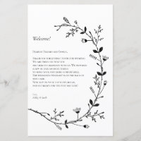 Vine Rulla Bröllop Välkommen Brev, Irland