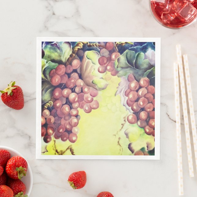 Vine & Vintage Druvbladsservetter Pappersservett (Insitu)