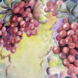 Vine & Vintage Grapes Lyxig kökshandduk