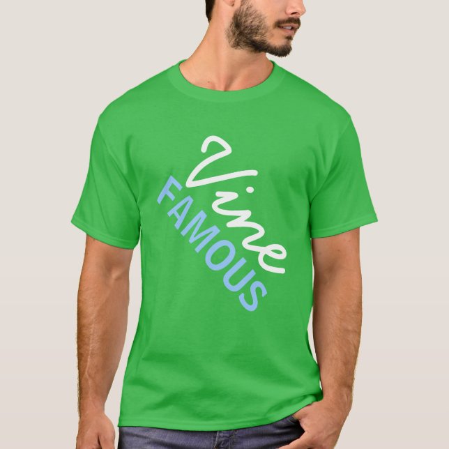 Vineberömd T Shirt (Framsida)