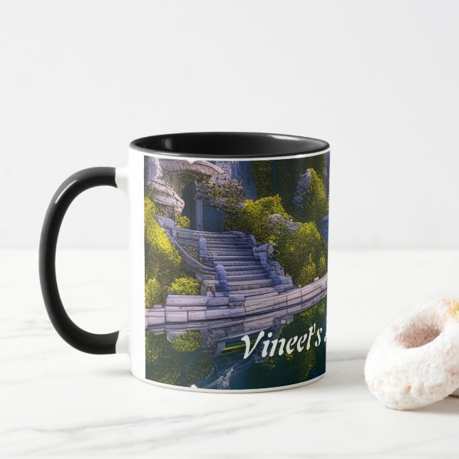 Vineets morgon Tea Mugg (Med munk)