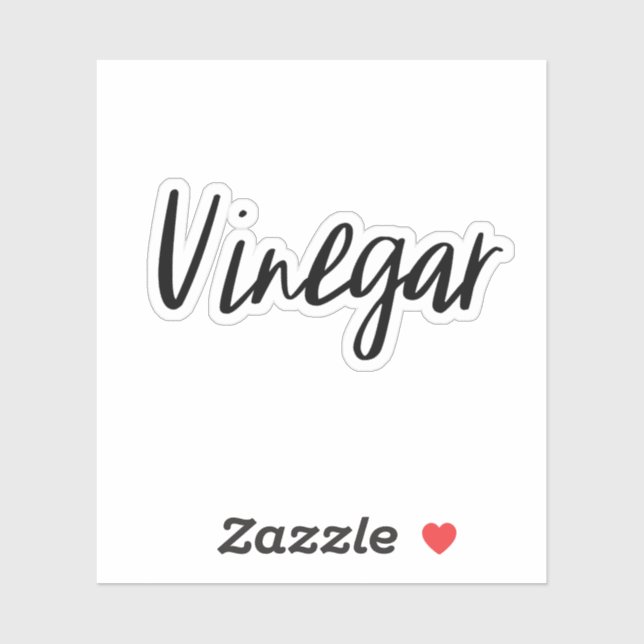 Vinegar Storage Sticker Klistermärken (Ark)