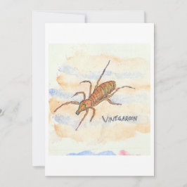 Vinegaroon Greeting Card Inbjudningar