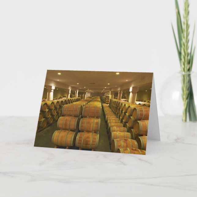Vineriet, porträtten för åldring av fat - Chateau  Kort (Framsida)