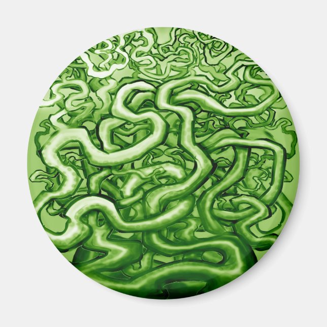 Vines GRÖNT Magnet (Framsidan)