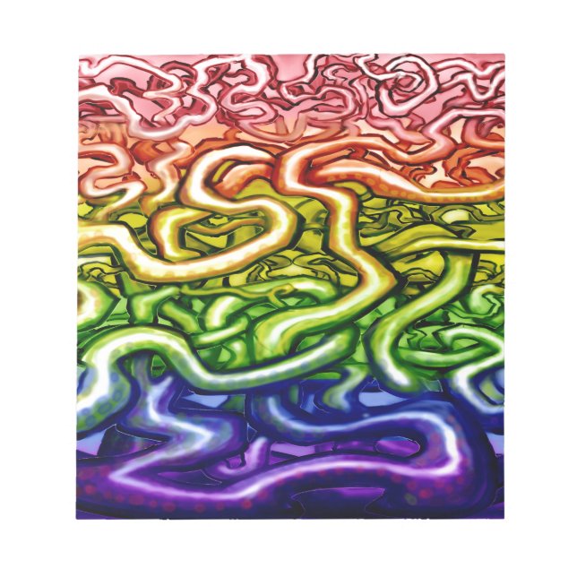 Vines LGBQT Rainbow Anteckningsblock (Framsida)