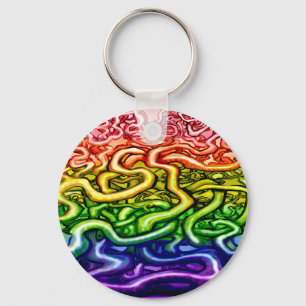 Vines LGBQT Rainbow Nyckelring