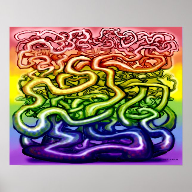 Vines LGBQT Rainbow Poster (Framsidan)
