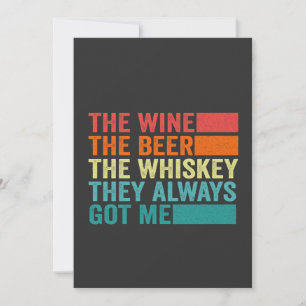 Vinets Ölet Whiskeyn De Får Mig Alltid Inbjudningar