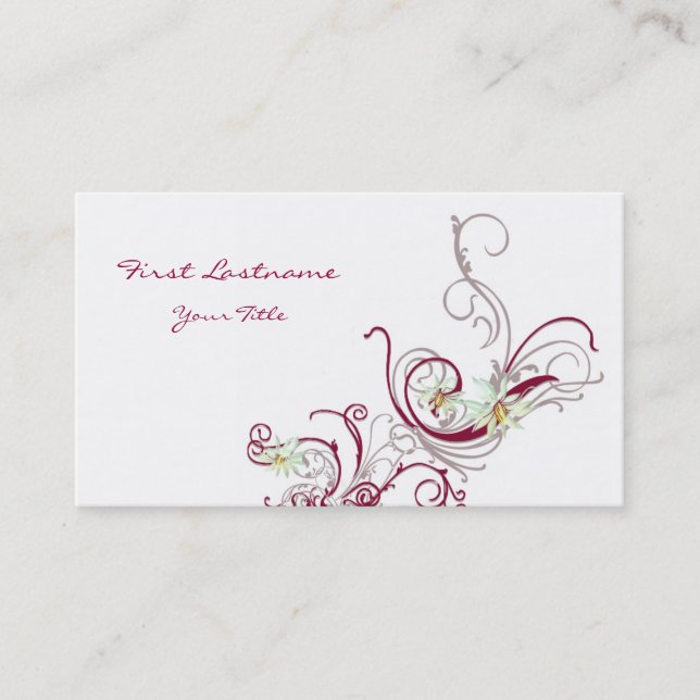 vinevisitkort visitkort (Framsida)