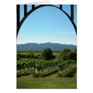 Vineyard Archway Hälsningskort