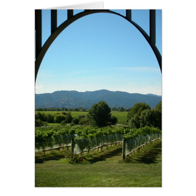 Vineyard Archway Hälsningskort (Framsidan)